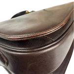 Celine Horse Carriage Dark Brown Leather Shoulder Bag