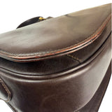 Celine Horse Carriage Dark Brown Leather Shoulder Bag