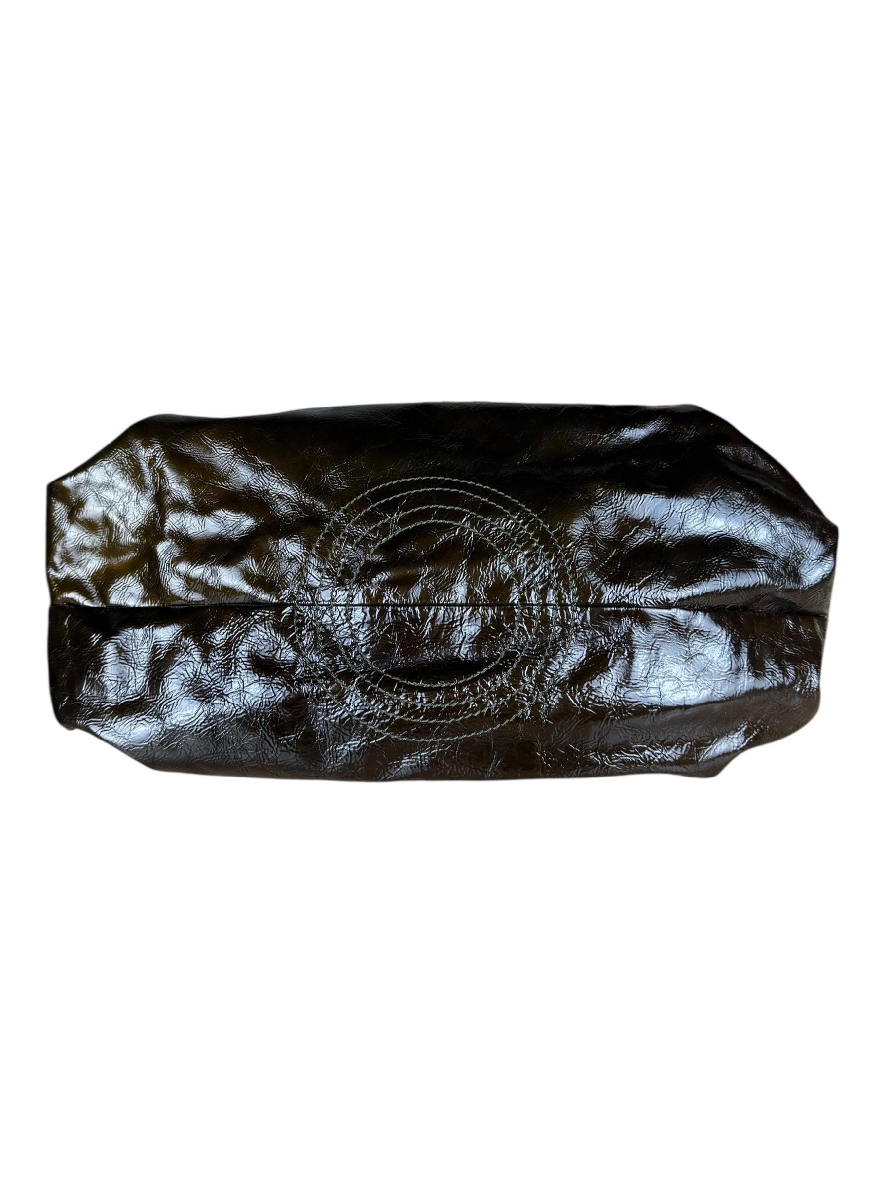 Loewe Vintage Nappa Aire Brown Patent Handbag