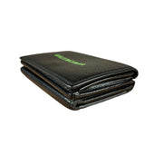 Balenciaga Black Neon Logo Compact Wallet