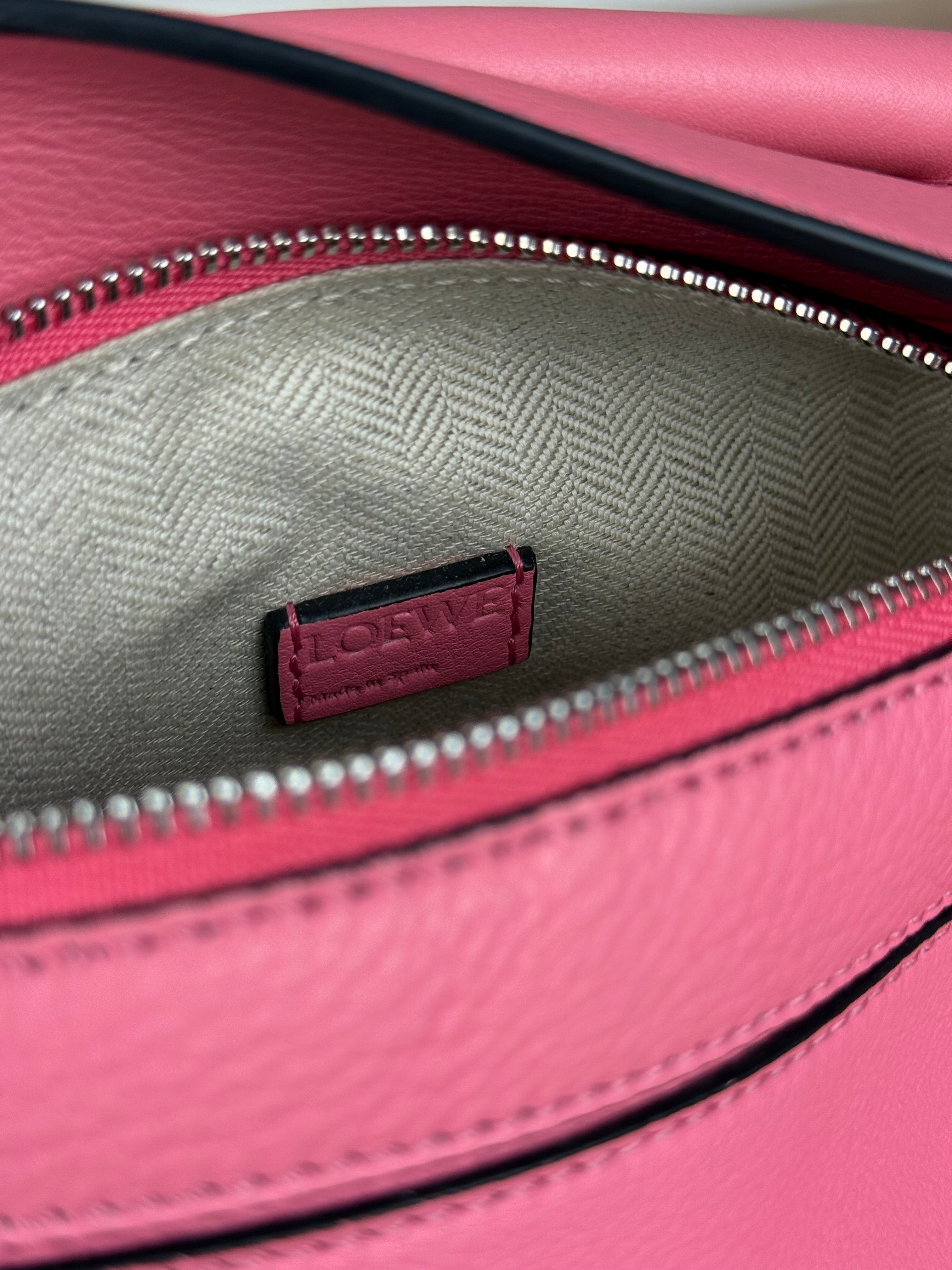 Loewe Pink Leather Mini Puzzle 2Way Bag