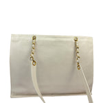 Chanel Vintage Beige Leather Timeless Tote 1996