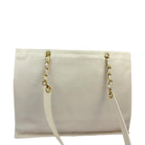 Chanel Vintage Beige Leather Timeless Tote 1996