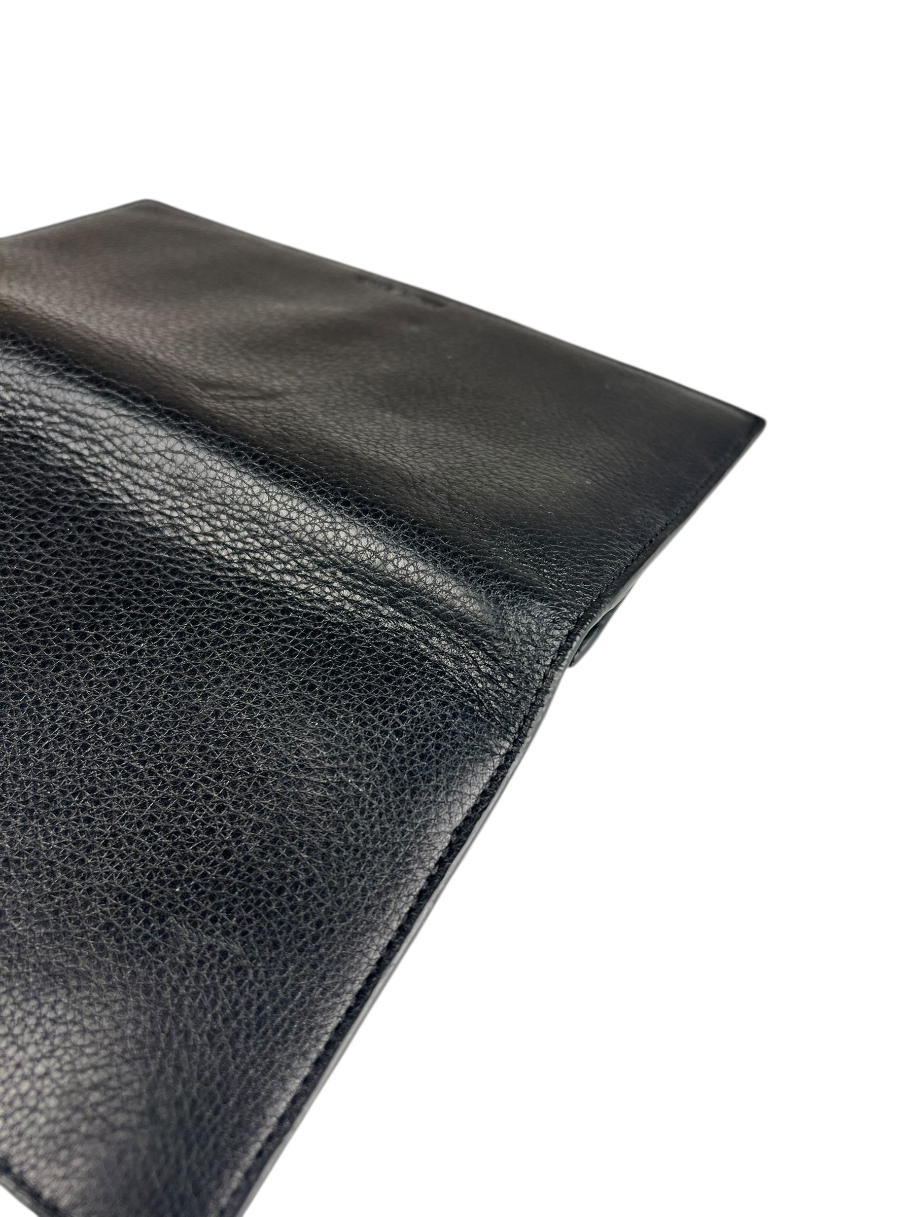 Coach Black Leather Long Wallet