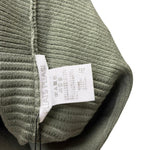 Issey Miyake Pleats Please Green Ribbed Knit Sweater