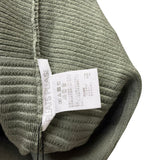 Issey Miyake Pleats Please Green Ribbed Knit Sweater