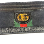 Gucci Black Patent Leather Ophidia Card Case