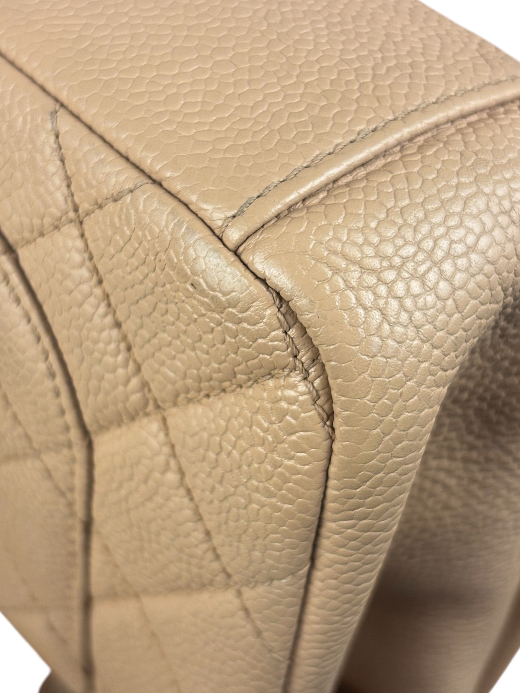 Chanel Beige Caviar S Filigree Flap 2016