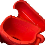Bottega Rubberized Intrecciato AirPods Case Orange