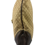 Gucci Brown Leather Trim Jackie 1961 Hobo Bag