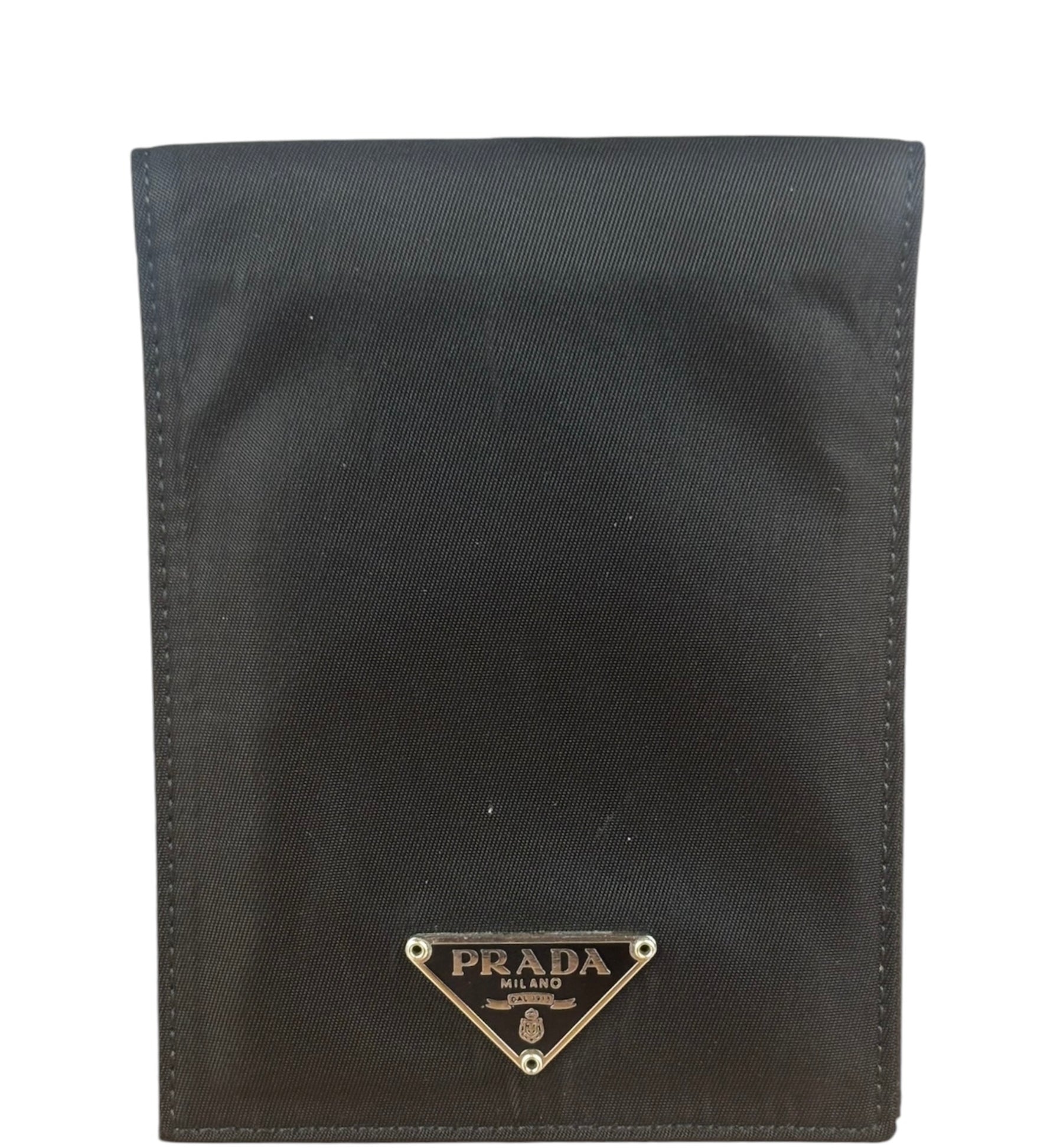 Prada Black Tessuto Nylon Card Holder/Wallet