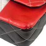 Chanel Colorblock Quilted Lambskin Medium Double Flap Bag 2013