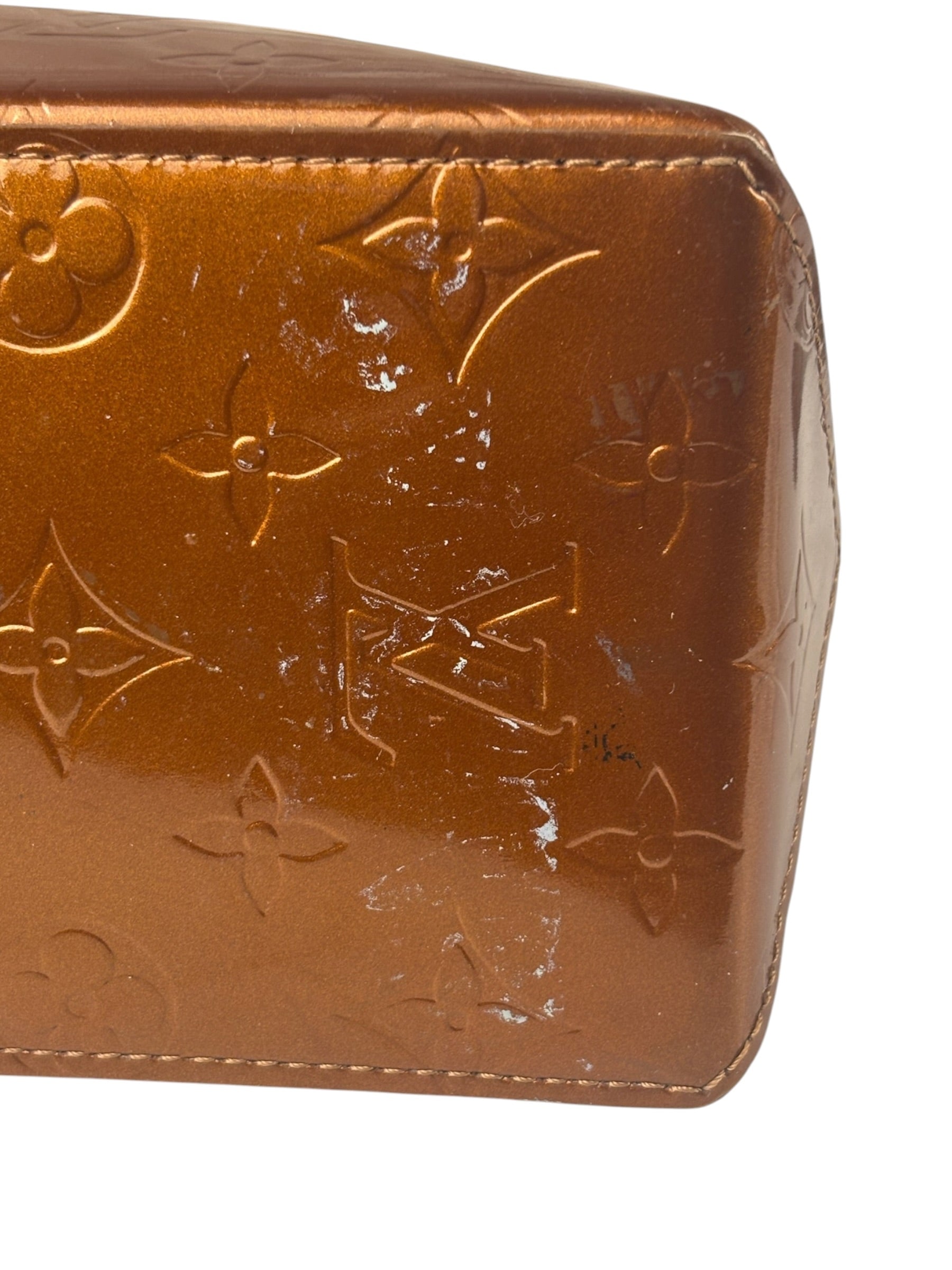 Louis Vuitton Monogram Bronze Vernis Reade PM