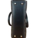 Coach Brown/Black Canvas Mini Darcie Carryall Two-Way Bag
