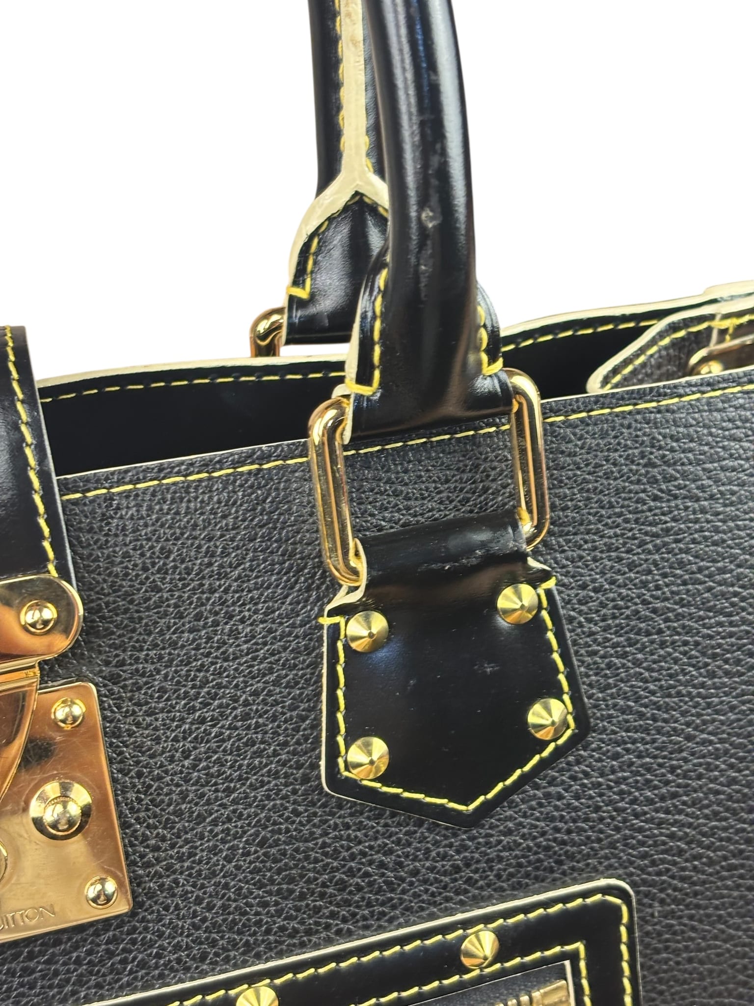Louis Vuitton Black Goatskin Suhali Le Fabuleux Shoulder Bag