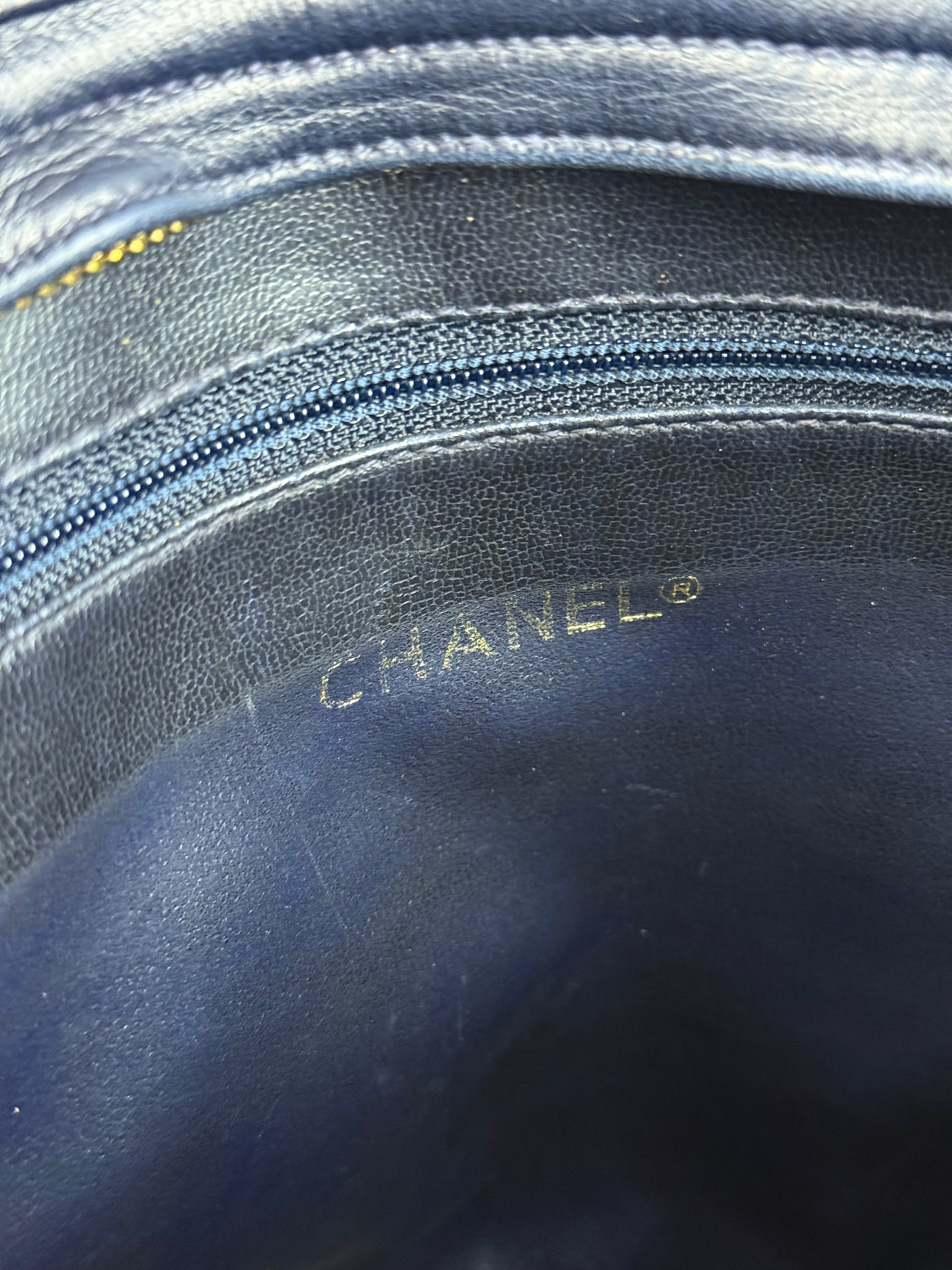 Chanel Vintage Two-Tone Mademoiselle Shoulder Bag 1990