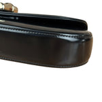Gucci Black Leather Bamboo Night Small Clutch/Pochette