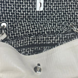 Chanel White Leather Mini Flap Shoulder Bag 1992