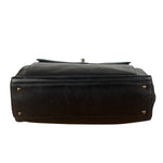 Chanel Vintage Black Calfskin Front Pocket Tote 1997
