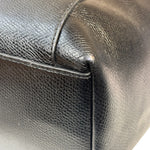 Coach Black Pebbled Leather Ava Zip Tote