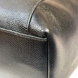 Coach Black Pebbled Leather Ava Zip Tote