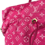 Louis Vuitton Monogram Denim Noefull MM Tote Pink