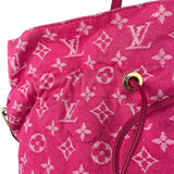 Louis Vuitton Monogram Denim Noefull MM Tote Pink