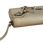 Balenciaga Beige Moto Zippy Wallet