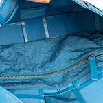 Bottega Veneta Cyan Leather Cassete Bag