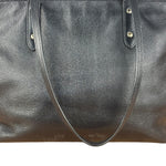 Coach Black Leather City Zip Tote Bag