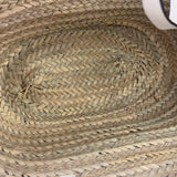 Versace Leather Trim Basket Bag