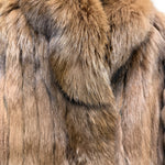 Malvoisie Vintage Brown Fur Coat