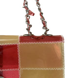 Chanel Pink/Beige PVC Patchwork Flap Bag 1997