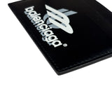 Balenciaga Black Leather Logo Card Holder