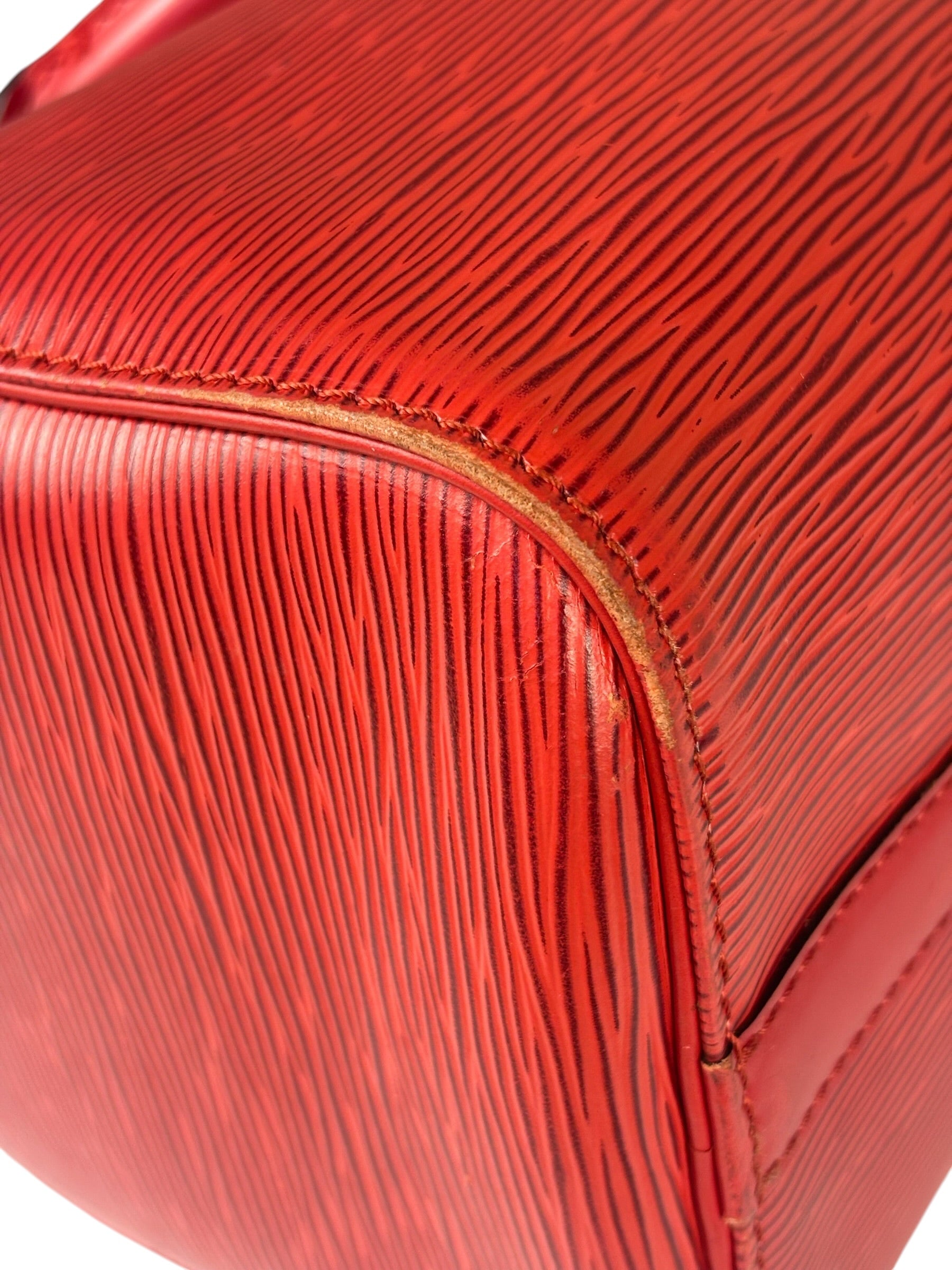 Louis Vuitton Red Epi Leather Speedy 25cm
