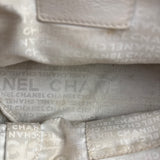 Chanel Beige Leather Chocolate Bar Bowler Bag 2004
