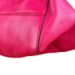 Gucci Hot Pink Pebbled Leather Swing Tote