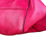 Gucci Hot Pink Pebbled Leather Swing Tote
