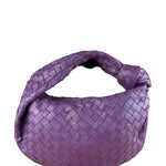 Bottega Veneta Purple Nappa Intrecciato Leather Jodie Hobo