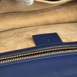 Gucci Navy Blue Sylvie Leather Crossbody Bag