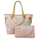 Louis Vuitton Limited Edition Pink Damier Azur Tahitienne Neverfull GM