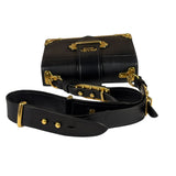 Prada Black Saffiano Leather Cahier Shoulder Bag