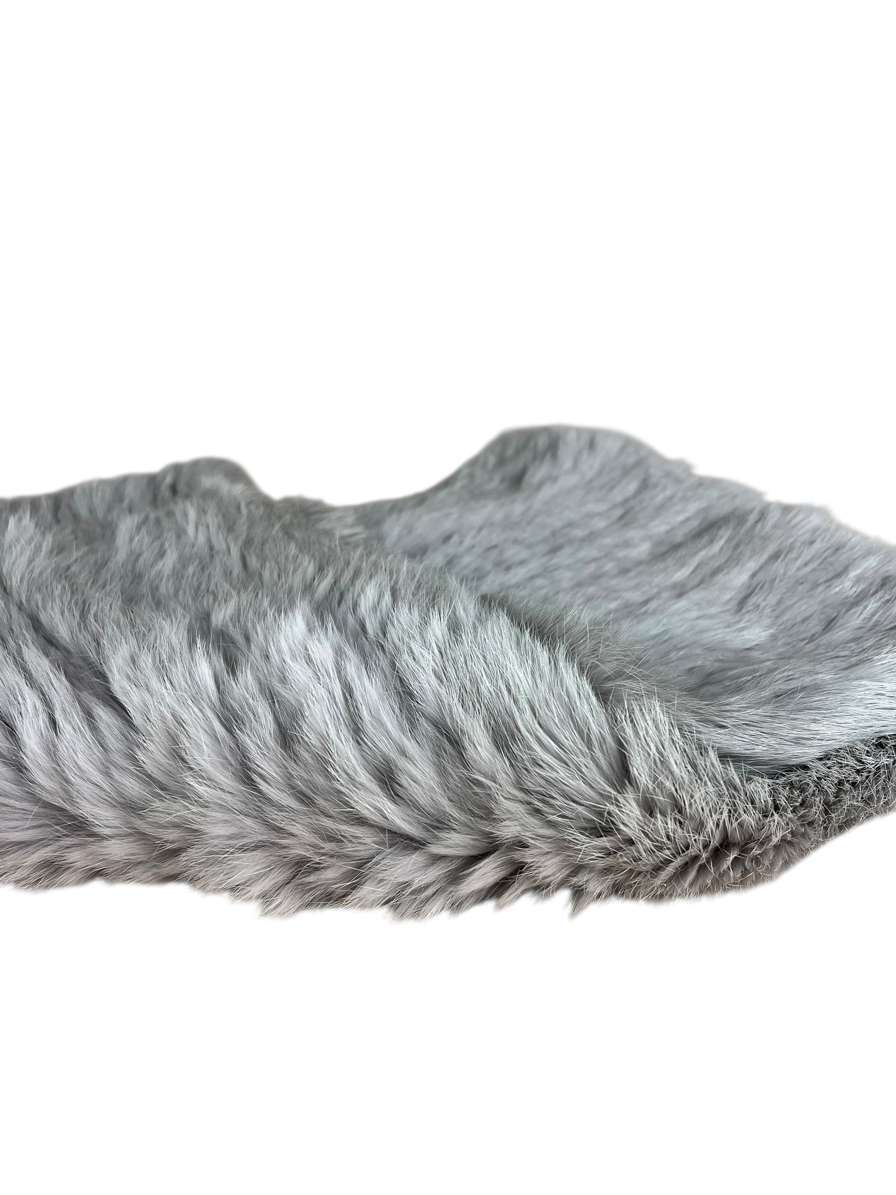 Stretch Fur Mayson Grey Mink Infinite Scarf