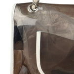 Chanel Vintage PVC Transparent Heart Lock Flap Bag 2008