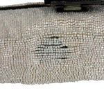 Fendi Leather-Trimmed Beaded Baguette Light Pink