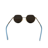 Fendi Blue Gold Frame Sunglasses