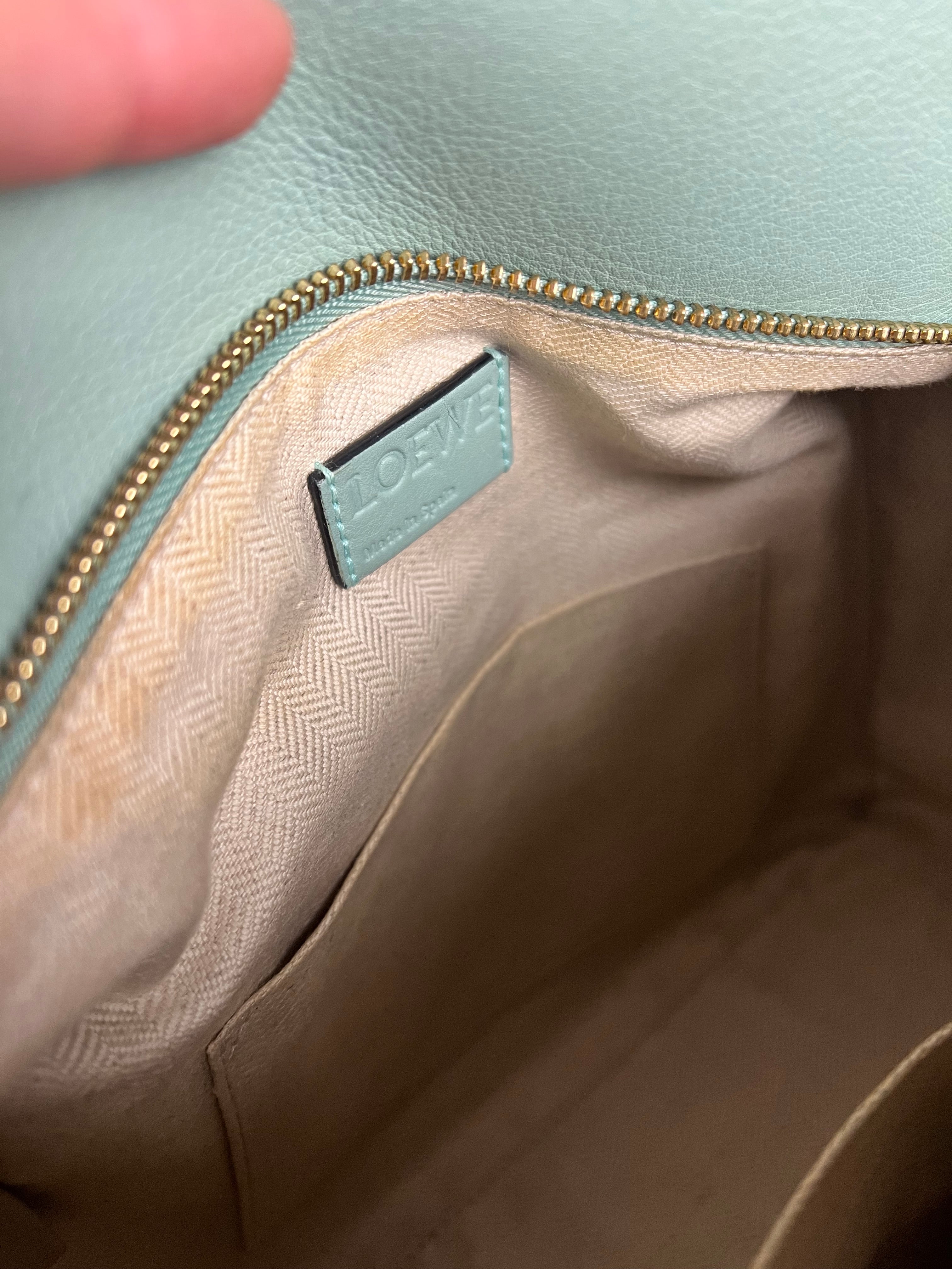 Loewe Green Medium Puzzle Bag