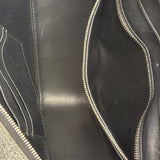 Balenciaga Silver GlitterLeather Triangle Two-Way Bag
