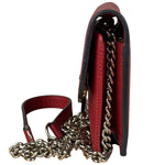 Gucci Red Interlocking G Wallet on Chain