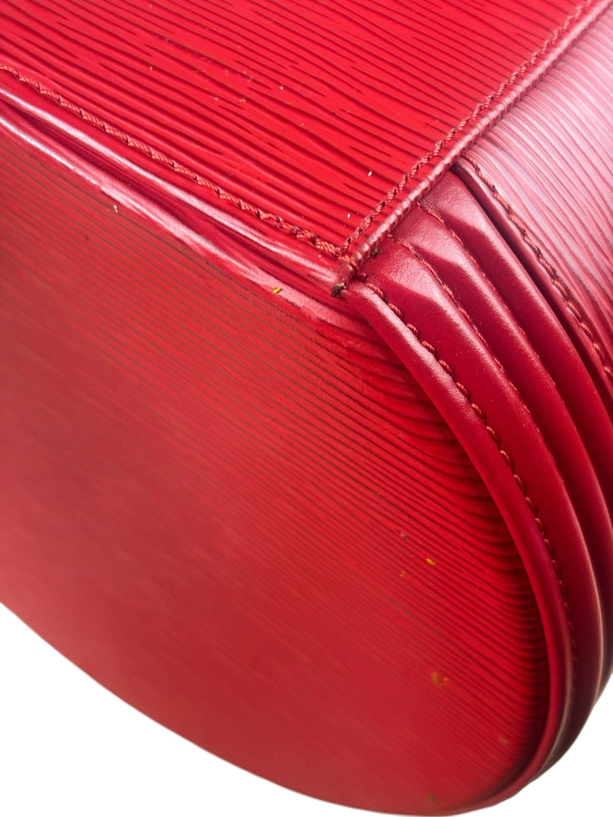 Louis Vuitton Castilian Red Epi Leather Cannes Vanity Bag
